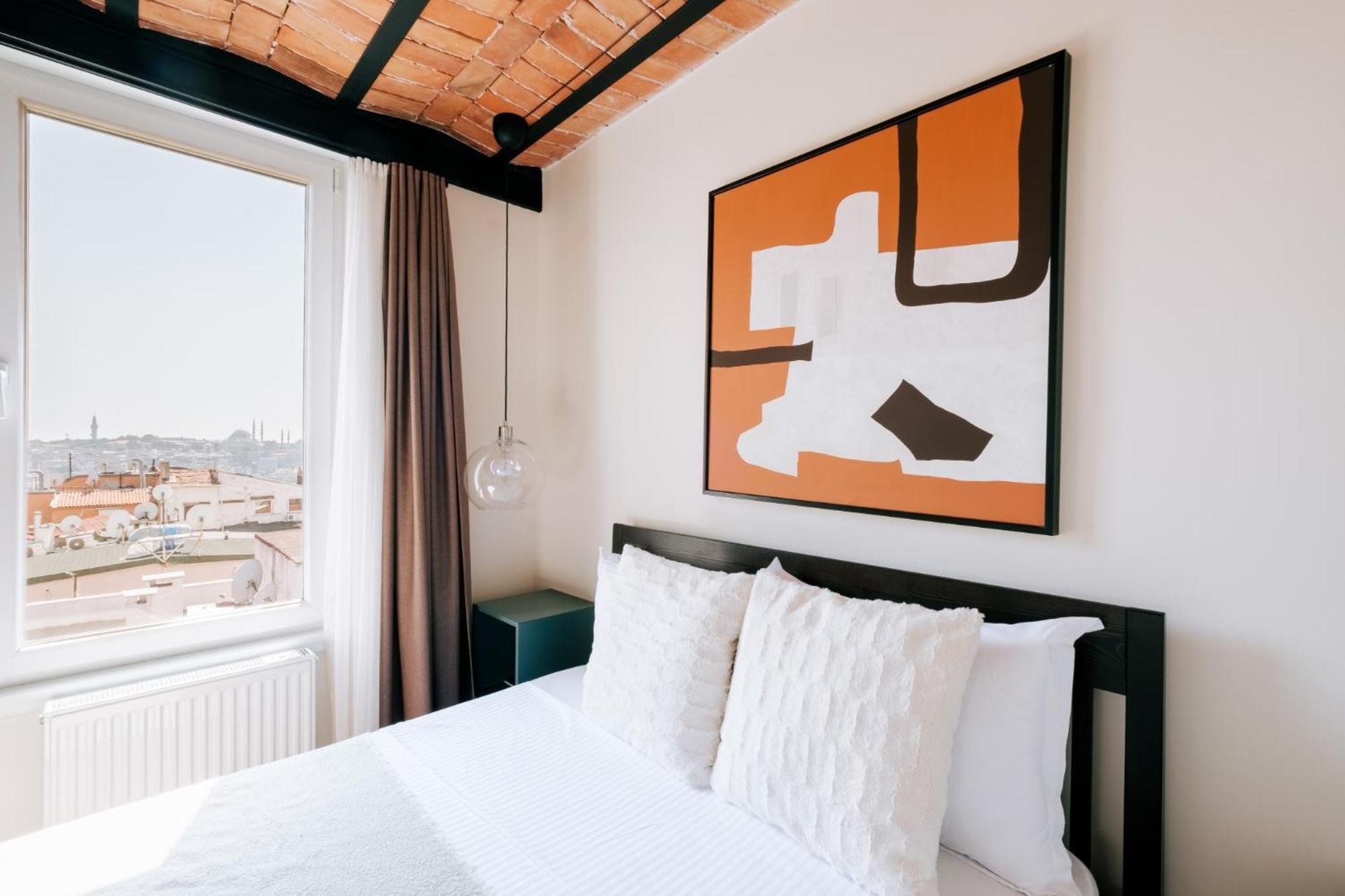 Апартаменты Flat W City View Near Galata Tower In Istiklal Ave Стамбул Экстерьер фото