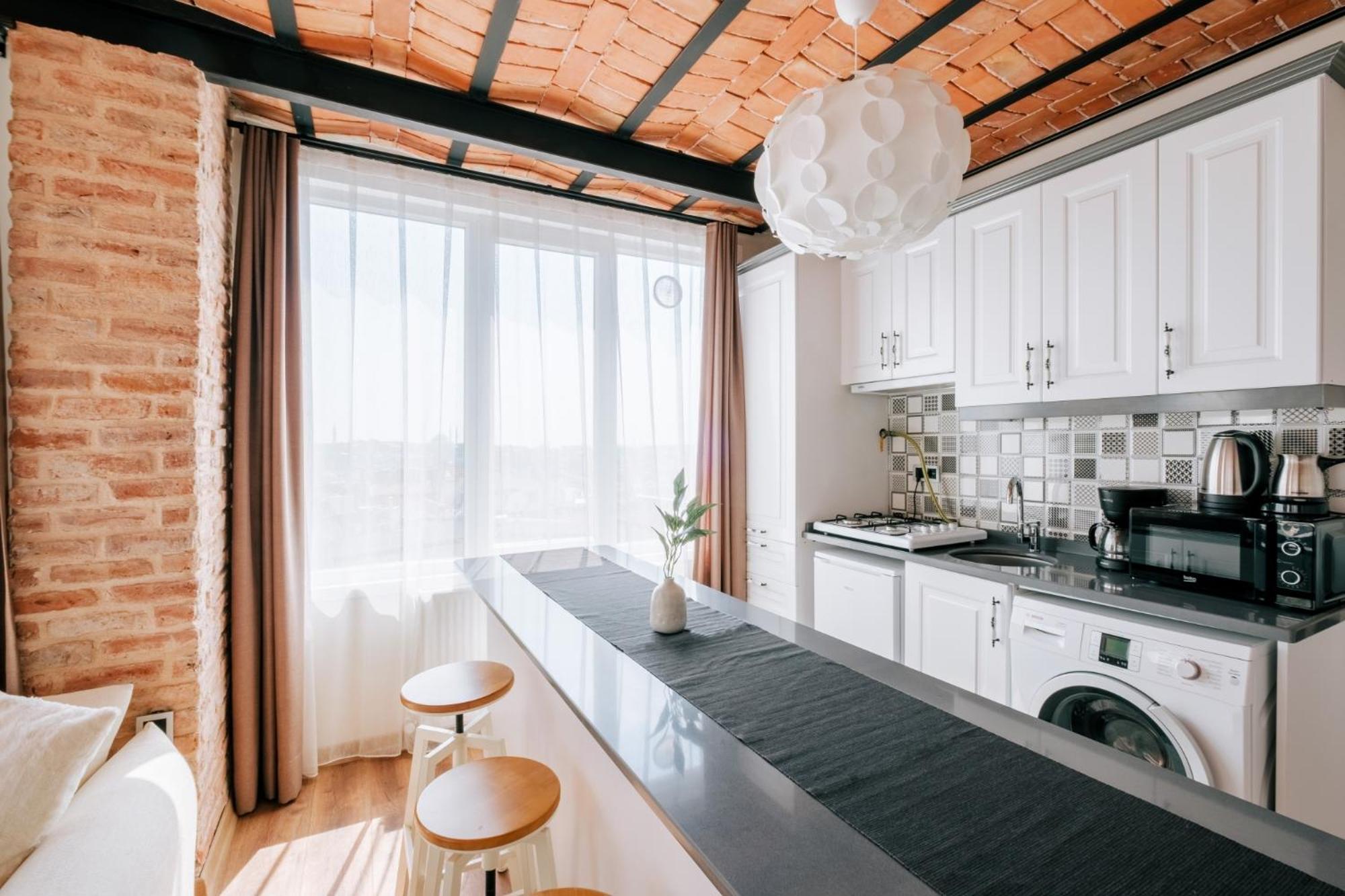 Апартаменты Flat W City View Near Galata Tower In Istiklal Ave Стамбул Экстерьер фото